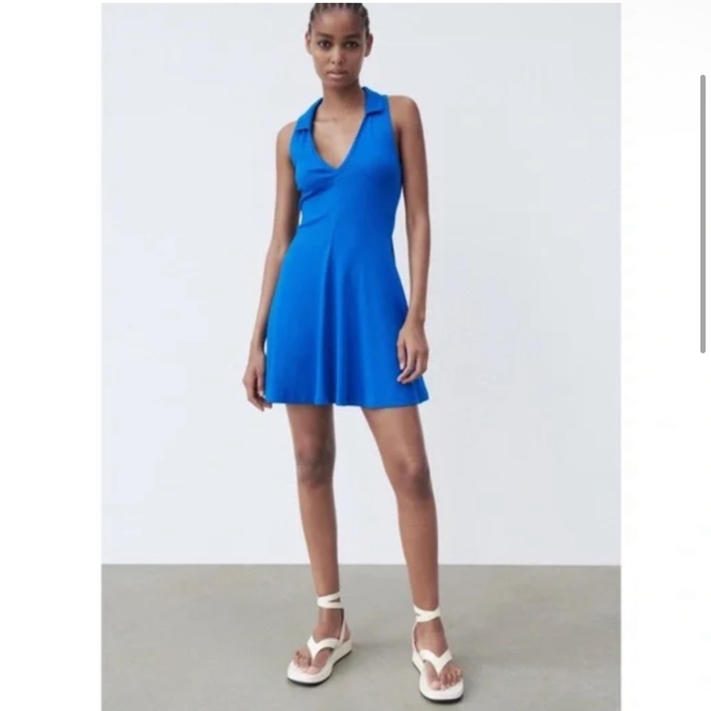 Zara Blue Mini Dress